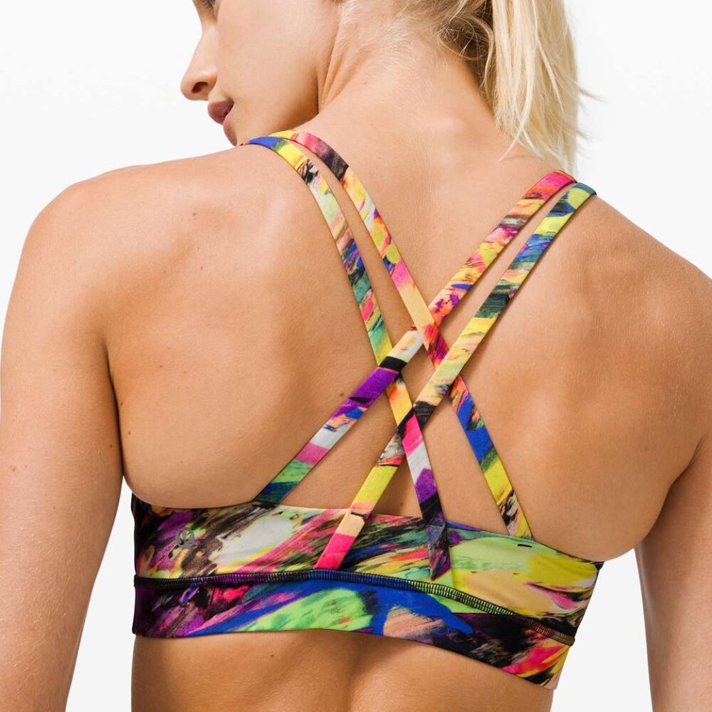 lululemon size 6 Energy Bra in Catalyst Multi